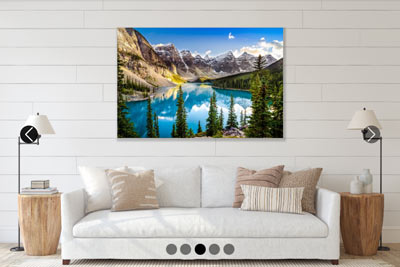 Canvas print morain lake